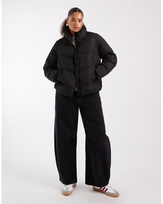 Vero Moda Gewatteerd Jack in het Black
