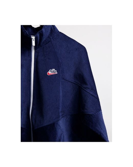 nike heritage windrunner corduroy jacket