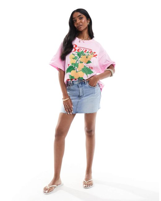 Pull&Bear Blue – mini-jeansrock