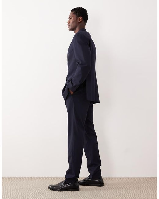 Mango Blue Slim Fit Tailored Trouser Co-ord for men