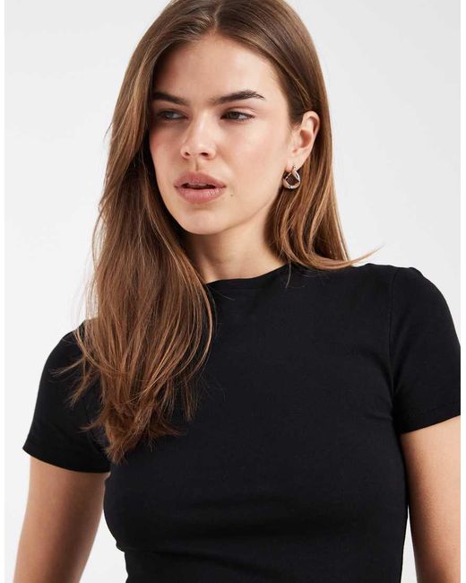 Gap Black Basic Cotton T-shirt