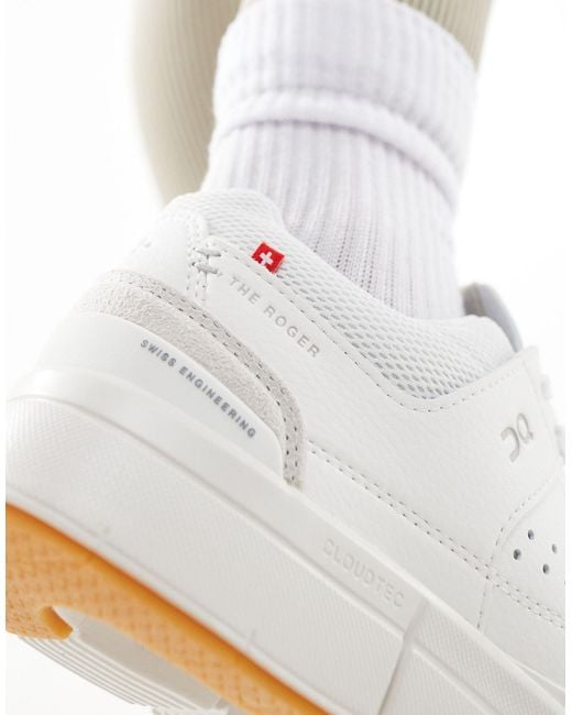 On - the roger clubhouse - sneakers bianche e color sabbia di On Shoes in White