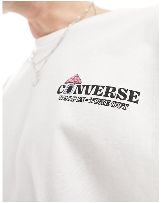 Mushroom house - t-shirt Converse pour homme en coloris White