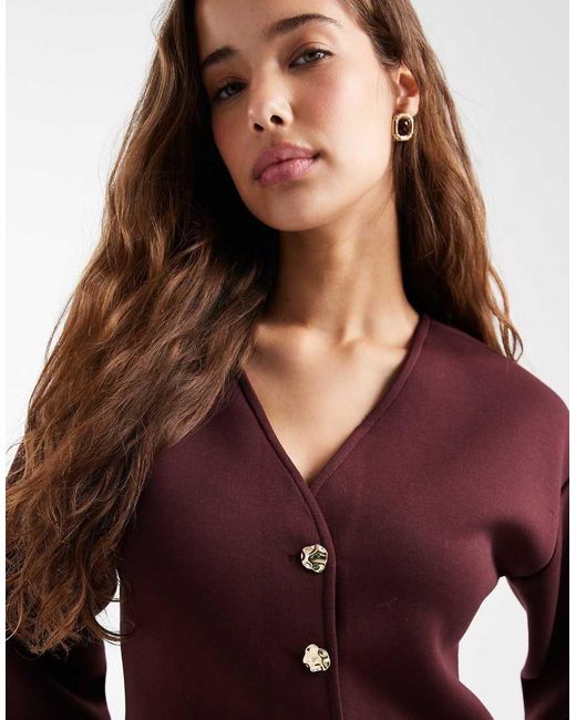 ONLY Brown Structu Cardigan