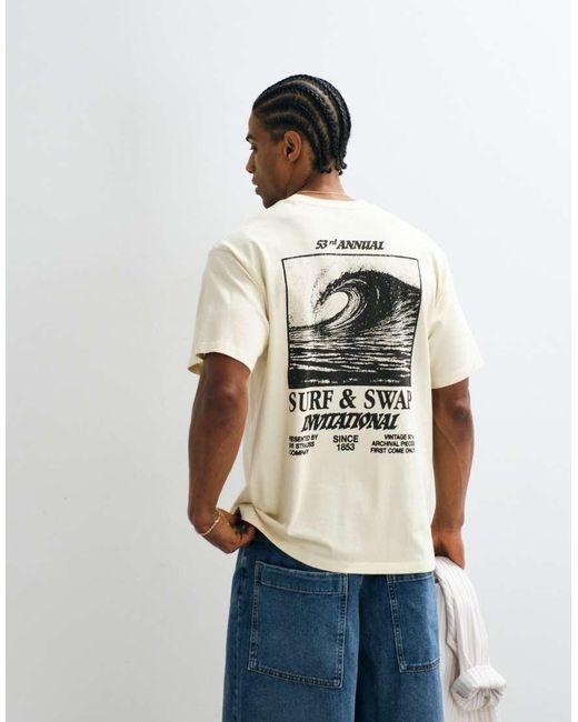 Levi's White Back Print T-shirt for men