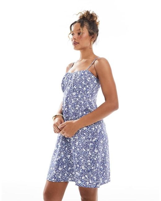 ONLY Blue Cami Mini Dress