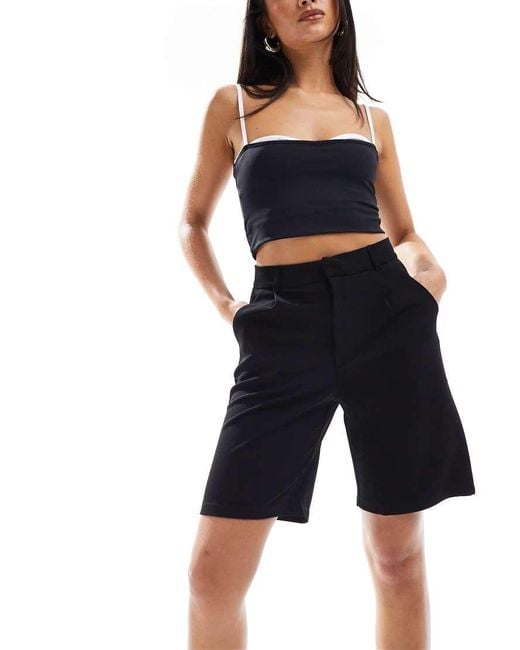 Jdy Blue Longline Short