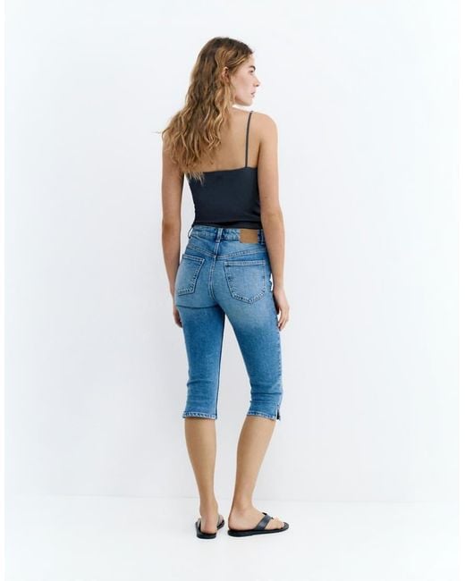 Pull&Bear Blue Fine-strap Top