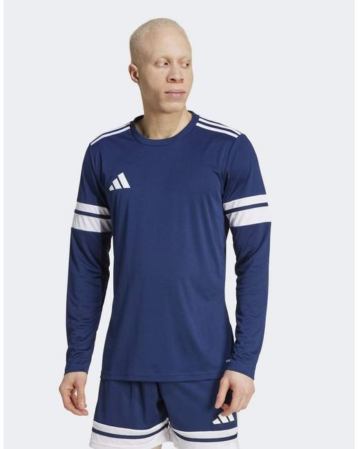 Adidas Originals Blue Squadra 25 Long Sleeve Jersey for men