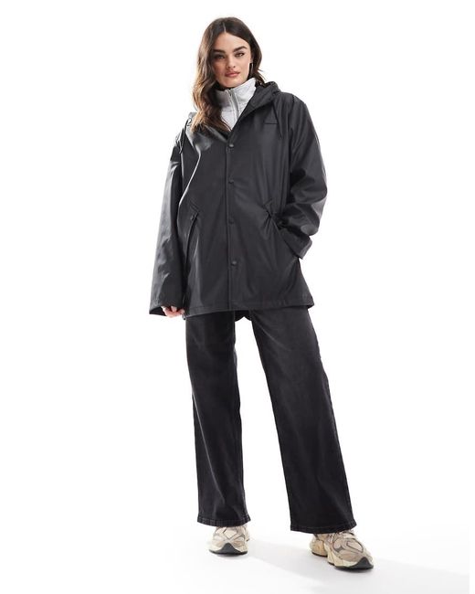 Hunter Black Jo Pu Anorak Jacket