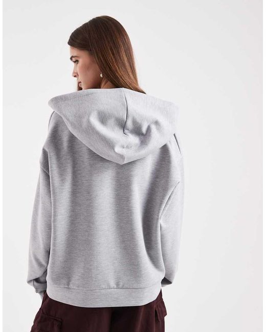Collusion Gray Zip-through Hoodie