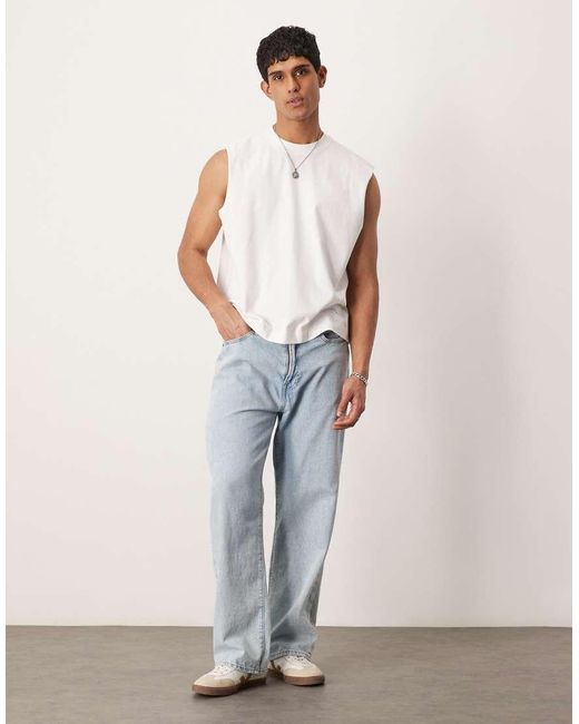 Abercrombie & Fitch White Premium Vest for men