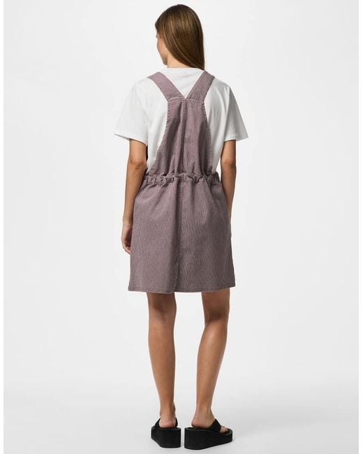 Pieces Purple Denim Dress