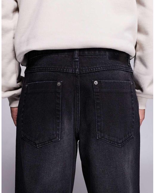 Good For Nothing Gray Baggy Fit Denim Jeans for men