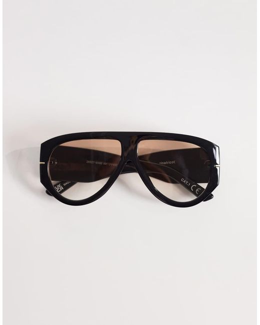 Gina Tricot Natural Bold Aviator Sunglasses