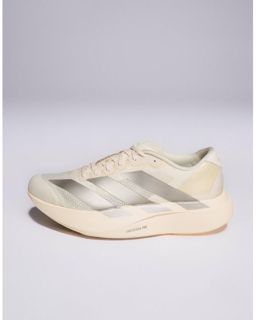 Adidas Originals Natural Adidas Running Adizero Evo Sl Trainers