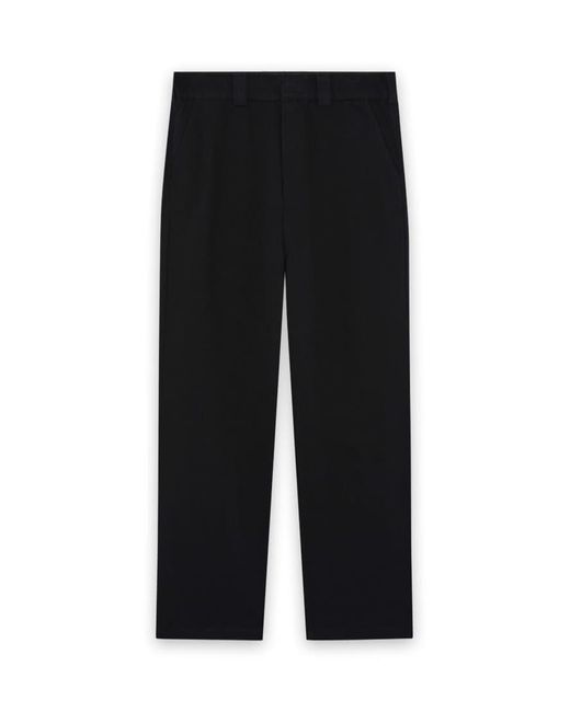 Lyle & Scott Black Trousers Straight Leg Work Pants for men