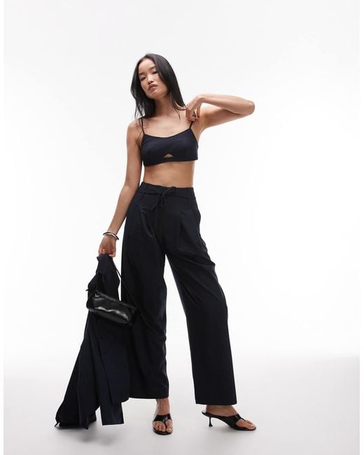 ASOS Blue Tailored Bralet