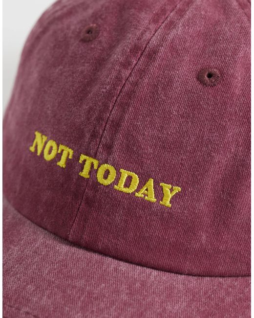 Jack & Jones Baseball-cap mit slogan in Pink für Herren