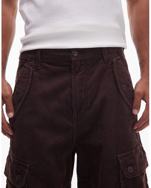 Wrangler Brown Casey Jones Loose Cargo Trousers for men