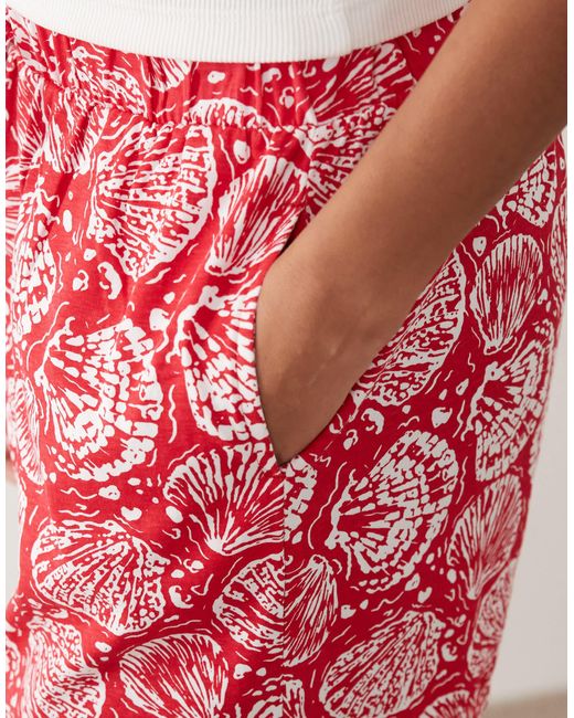 Threadbare Pink Jersey Pull On Shorts With Drawstring