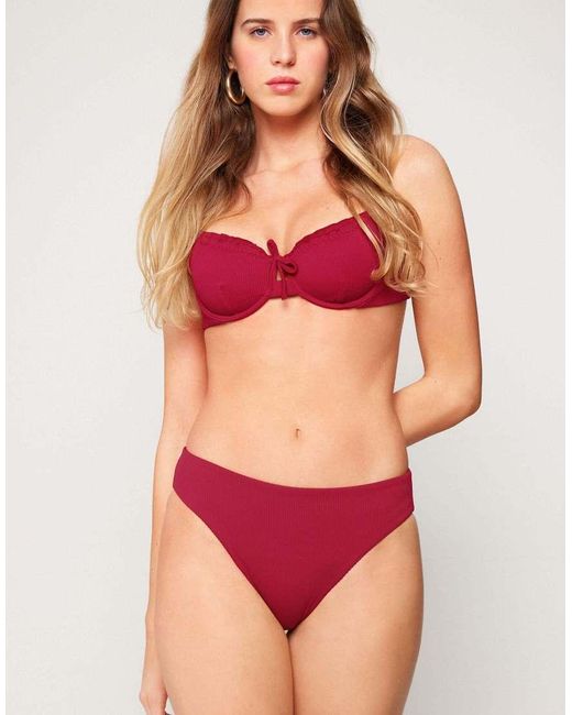 Tezenis Red Sunny Days Classic Bikini Bottoms