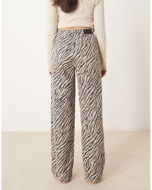 Y.A.S Natural High Waist Wide Leg Jeans