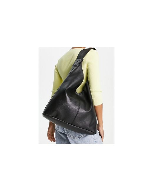 New Look Black Slouchy Over Shoulder Bag