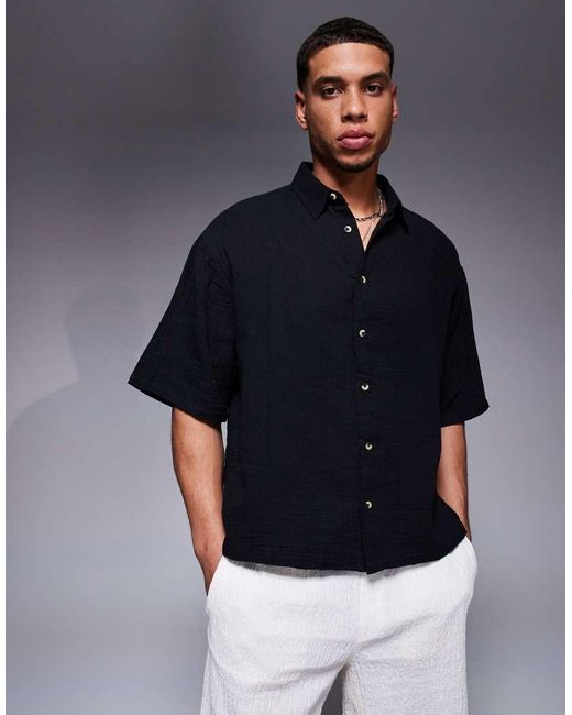 Camicia Regular Fit di ASOS in Blue da Uomo