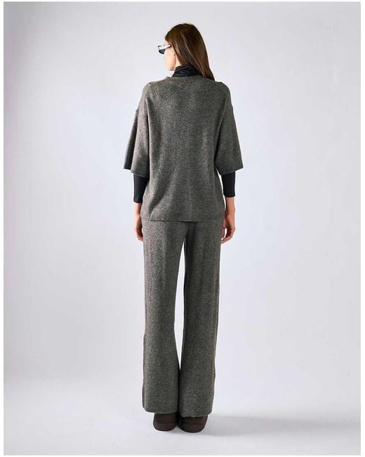 Glamorous Gray Flare Trousers