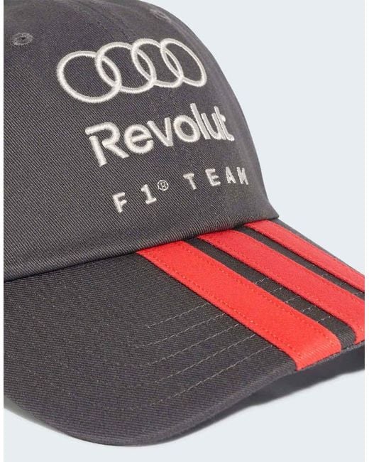 Adidas Originals Gray Audi Revolut F1 Team Dna 3 Stripes Cap