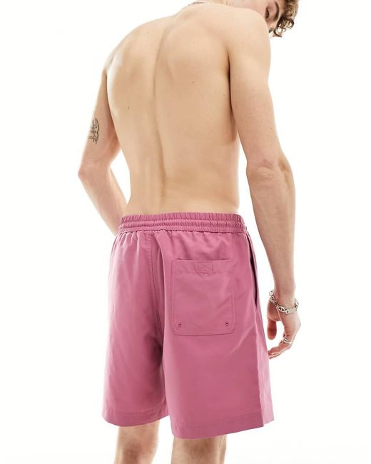Carhartt Pink Chase Swim Shorts for men