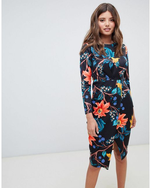 closet draped sleeveless wrap dress