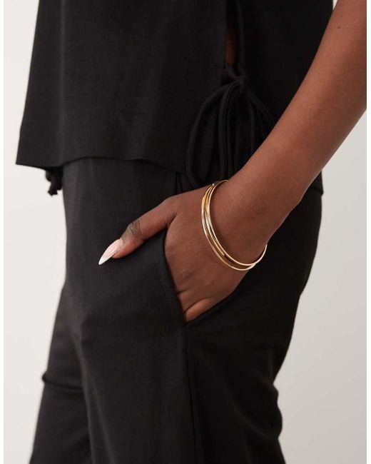 Jdy Black Wide Leg Pants