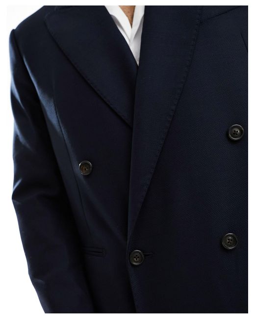 X shawn mendes - blazer à double boutonnage avec logo drapeau Tommy Hilfiger pour homme en coloris Black
