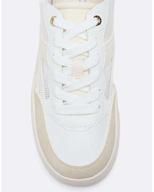 Stradivarius White – openwork – sneaker