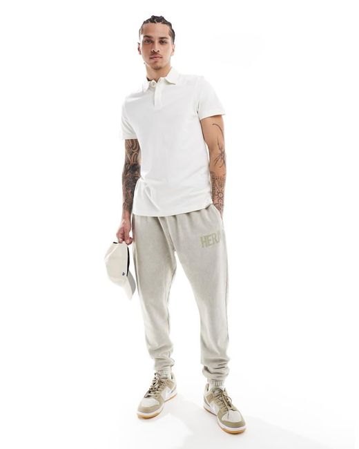 HERA White Washed Oversized Sweatpant for men