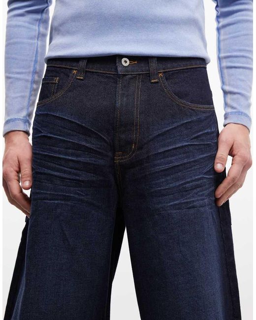 Collusion Blue Skater Jort for men