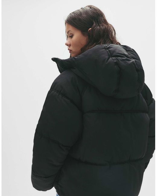 Doudoune à capuche Pull&Bear en coloris Gray