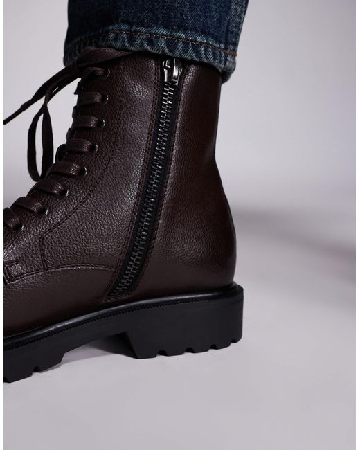 ASOS – schnürstiefel in Blue für Herren