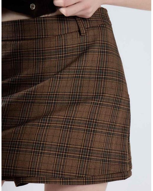 Glamorous Brown Tailored Skorts