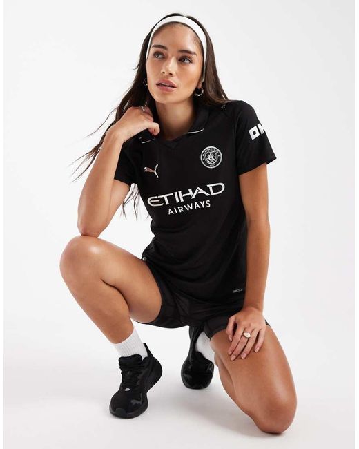 PUMA Black Manchester City 25/26 Away Jersey