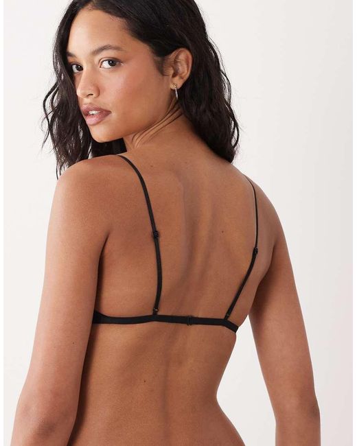 Cotton On Brown 2 Pack Invisible Micro Bralette