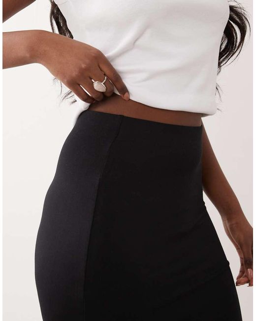 ASOS White Jersey Mini Skirt