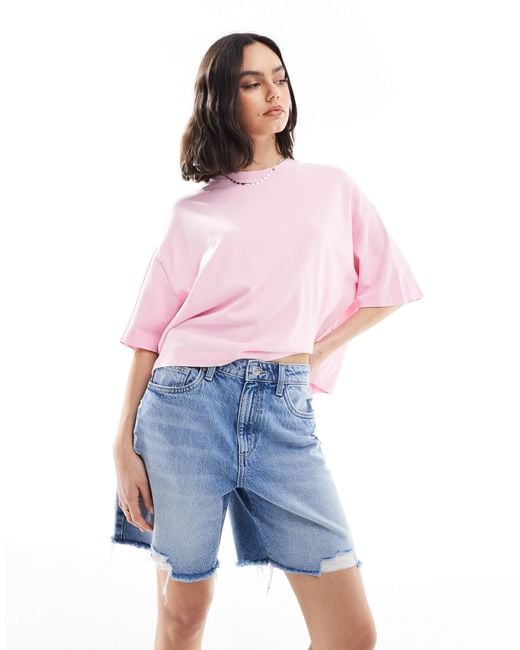 Cotton On Blue Cotton on – relaxed-fit-jeansshorts