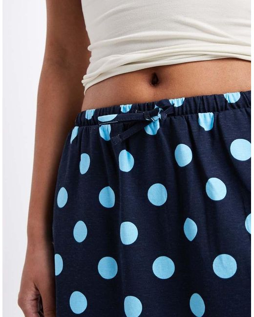 Threadbare Blue Jersey Maxi Skirt