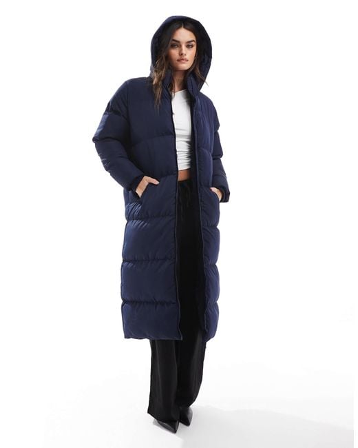 Doudoune longue French Connection en coloris Blue