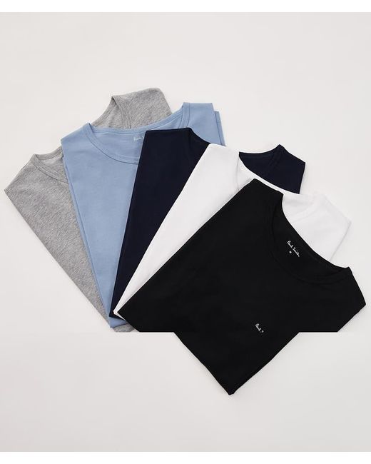 Paul Smith Blue 5 Pack T-Shirt for men