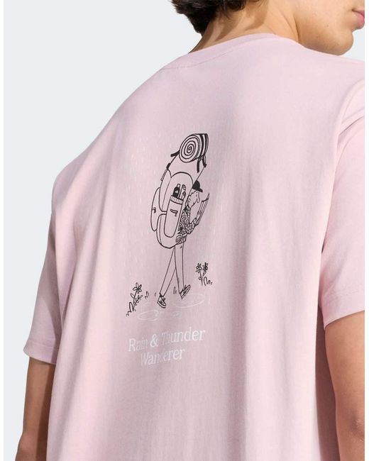 Adidas Originals Pink Terrex Wanderer Graphic T-shirt