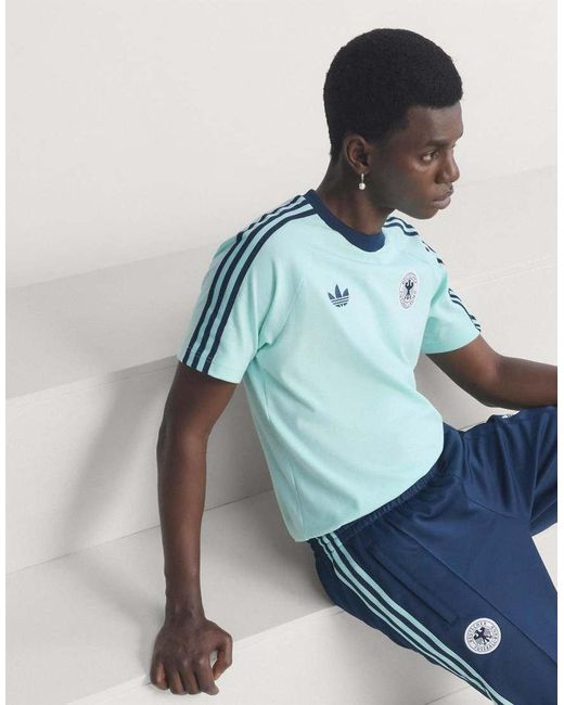 Adidas Originals Blue Germany Originals Track Pants for men